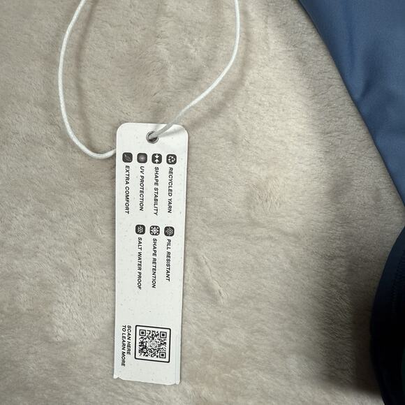 NWT Jolyn Ariana One Piece Swimsuit Laguna Blue Women's Size M UPF 50 - Picture 3 of 8